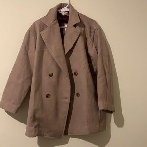 Free people coat/ new with tags/ size XS but oversized so fits upto a large.